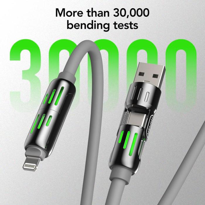 كابل شحن USB متعدد 4 في 1