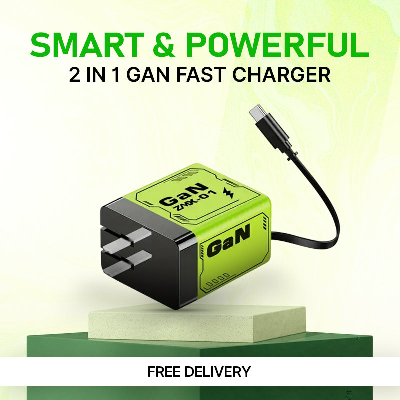 2 IN 1 Gan Fast Charger